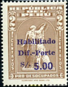 Francobolli: 681301 MNH PERU 1978 HABILITADO